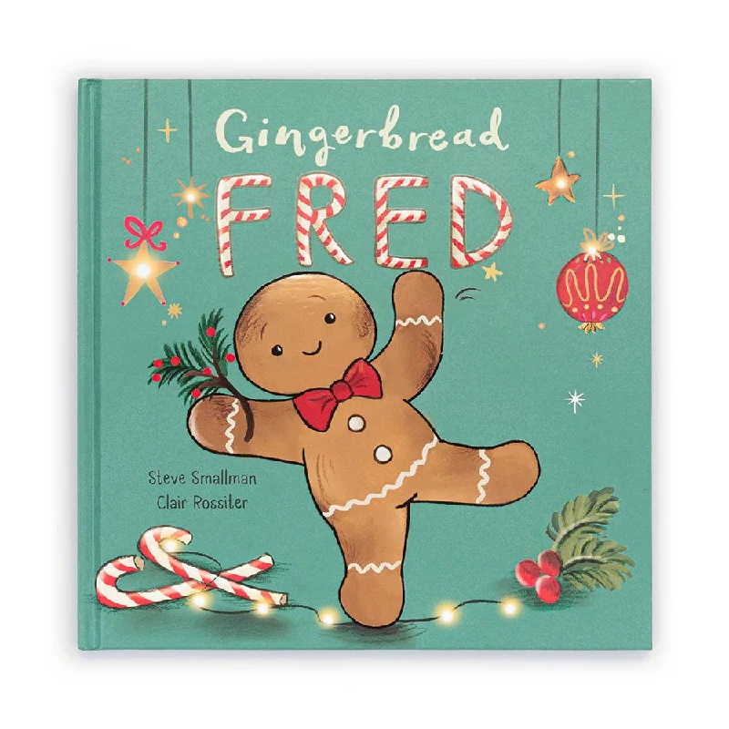Adorable and gentle Jellycat friendsJellycat | Book | Gingerbread Fred Book