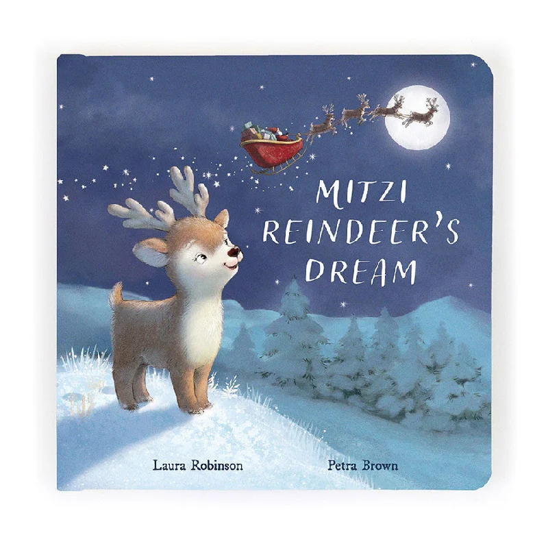 Adorable and gentle Jellycat friendsJellycat | Book | Mitzi Reindeer's Dream