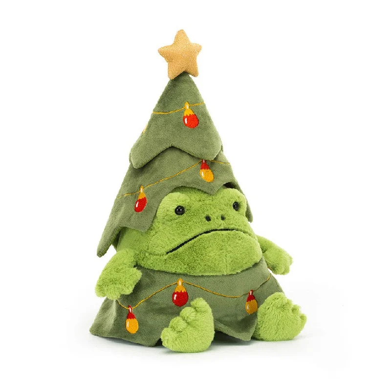 Cozy and gentle Jellycat attention to detailJellycat Christmas Tree Ricky Rain Frog Plush Cozy and gentle Jellycat attention to detailJellycat Christmas Tree Ricky Rain Frog Plush