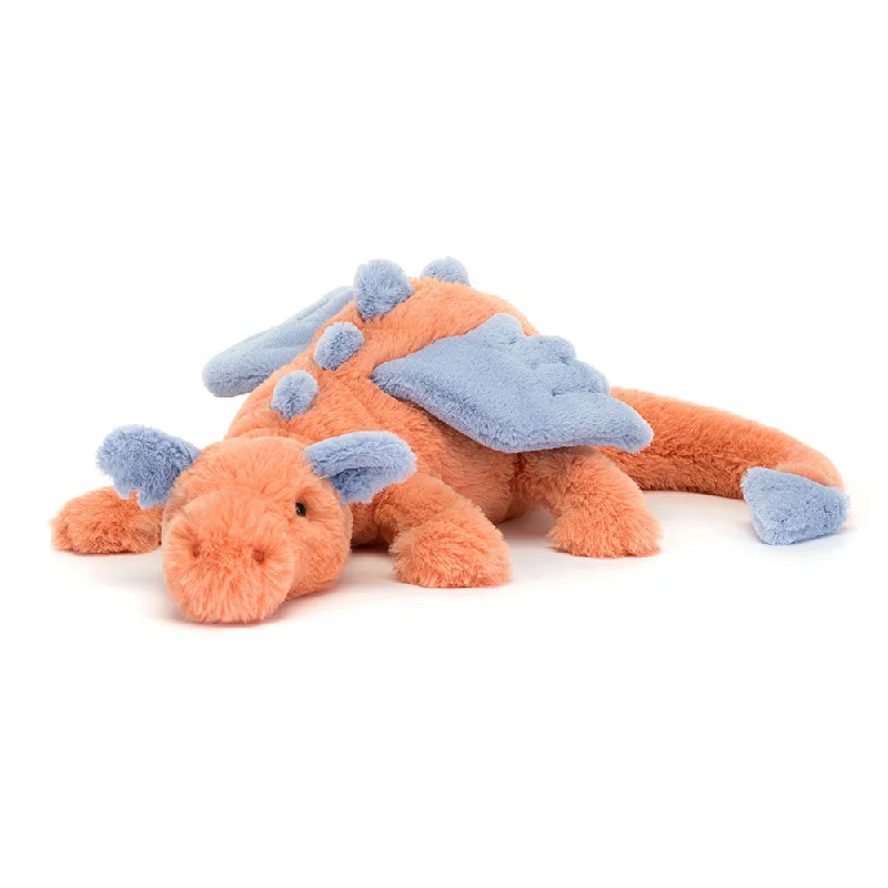 Soft and endearing Jellycat plushiesJellycat Dragon Persimmon