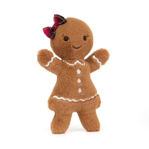 Adorable and snuggly Jellycat toysJellycat Festive Folly Plush Gingerbread Ruby