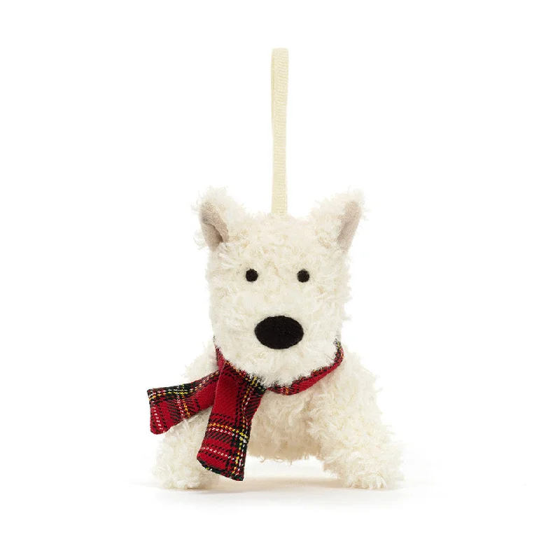 Cuddly and snuggly Jellycat snuggle partnersJellycat Munro Scottie Dog Plush Decoration Cuddly and snuggly Jellycat snuggle partnersJellycat Munro Scottie Dog Plush Decoration