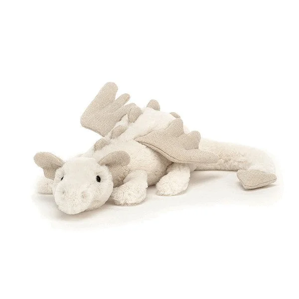 Huggable and charming Jellycat beloved by all ages.Jellycat Little Snow Dragon Plush Huggable and charming Jellycat beloved by all ages.Jellycat Little Snow Dragon Plush