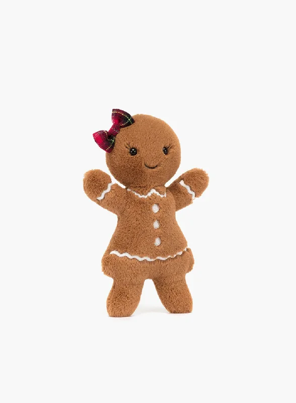 Adorable and plush Jellycat emotional support friendsJellycat Medium Jolly Gingerbread Ruby