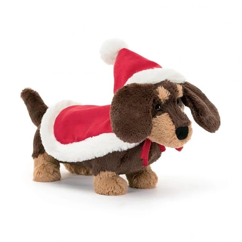 Sweet and endearing Jellycat stuffiesJellycat Winter Otto Sausage Dog