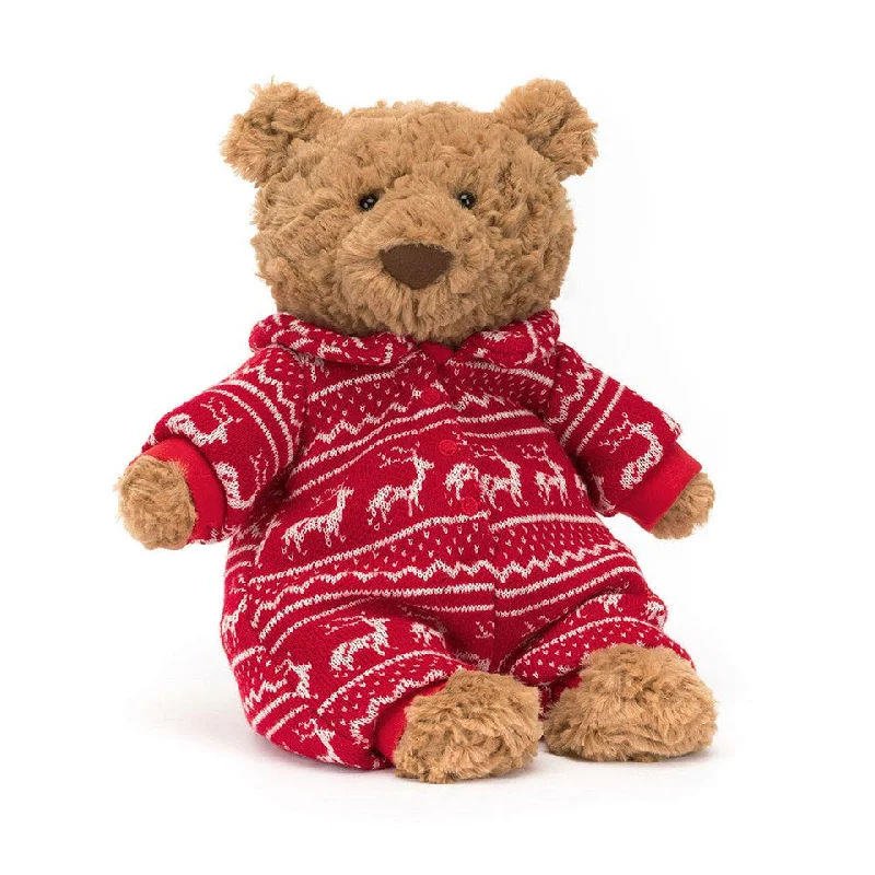 Soft and endearing Jellycat plushiesJellycat Winter Pajamas Bartholomew Bear Plush
