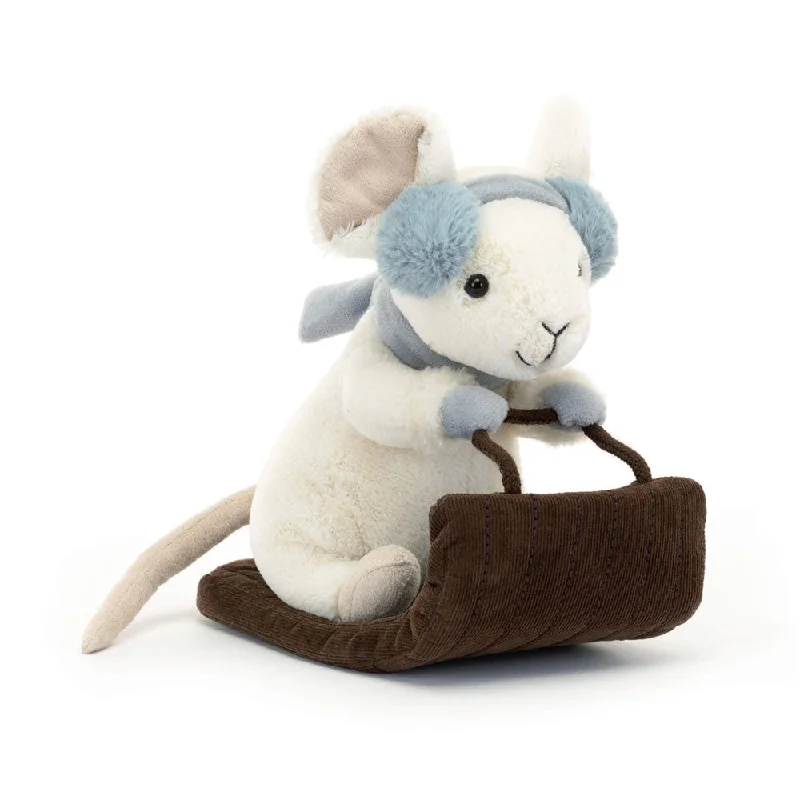 Soft and charming Jellycat designsMerry Mouse Sleighing