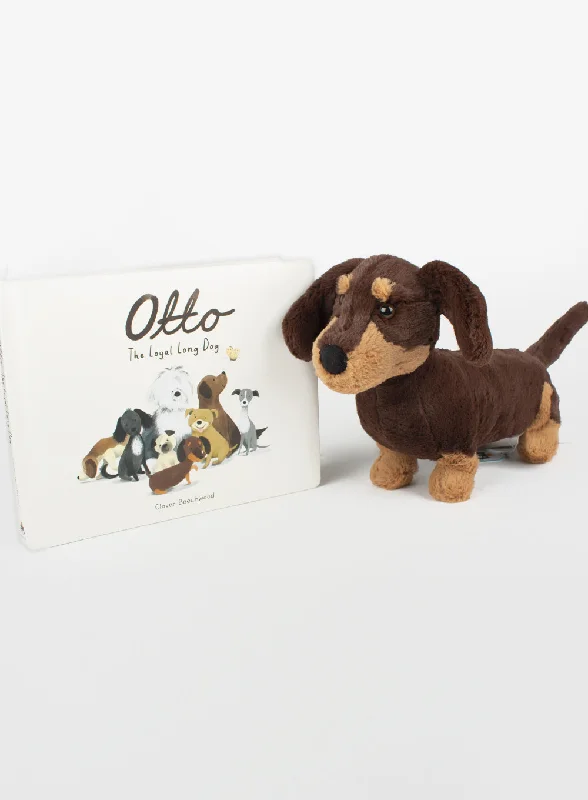 Cozy and delightful Jellycat companionsOtto Sausage Dog Set