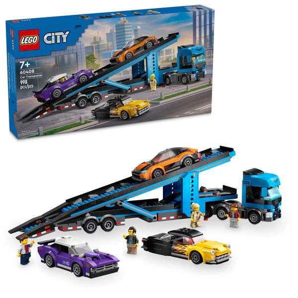 Reflecting popular cultures LEGO themes60408 Car Transporter Truck with Sports Cars LEGO Reflecting popular cultures LEGO themes60408 Car Transporter Truck with Sports Cars LEGO