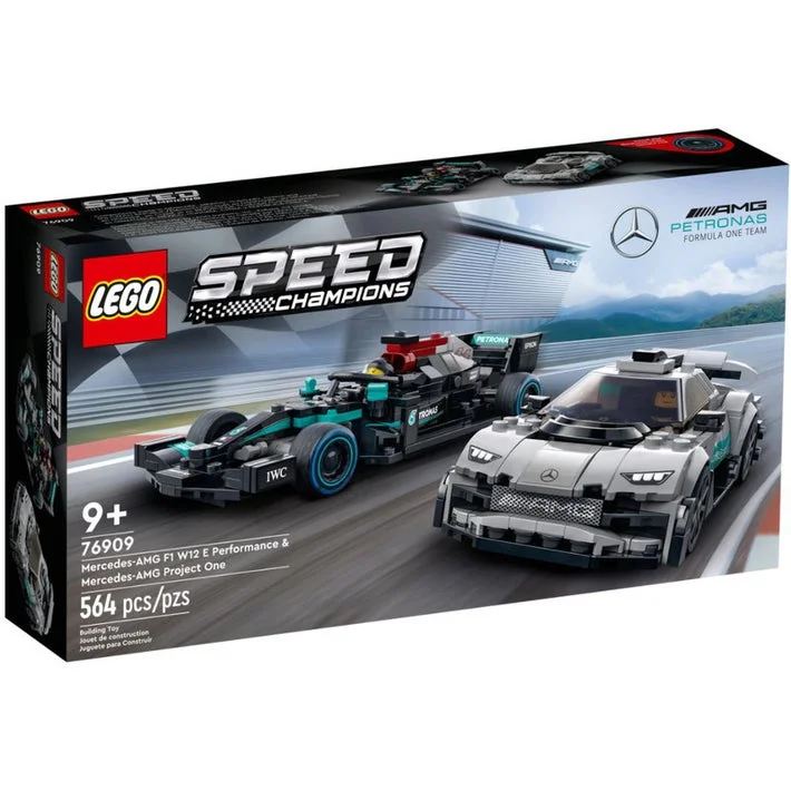 Age-appropriate LEGO toysMercedes-AMG F1 W12 E Performance& Mercedes -AMG Project One - 76909