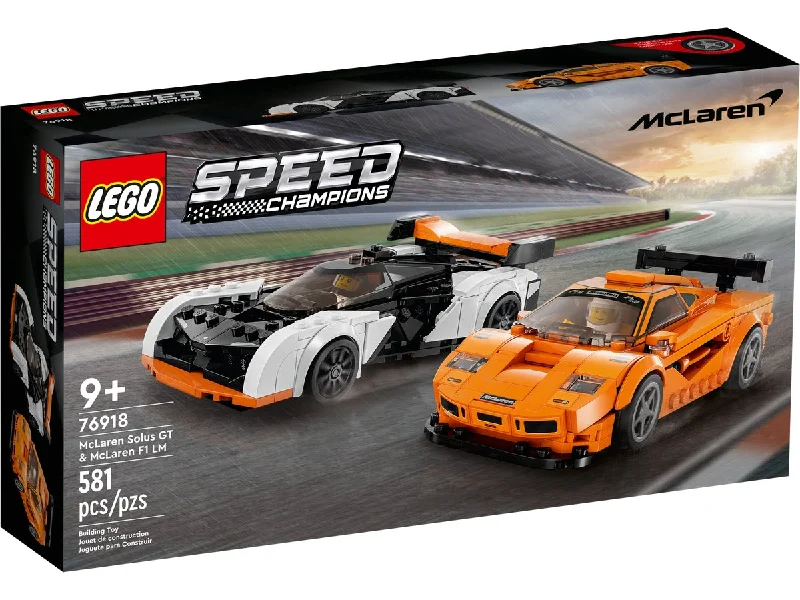 Encouraging resourcefulness LEGO76918 McLaren Solus GT & McLaren F1 LM LEGO
