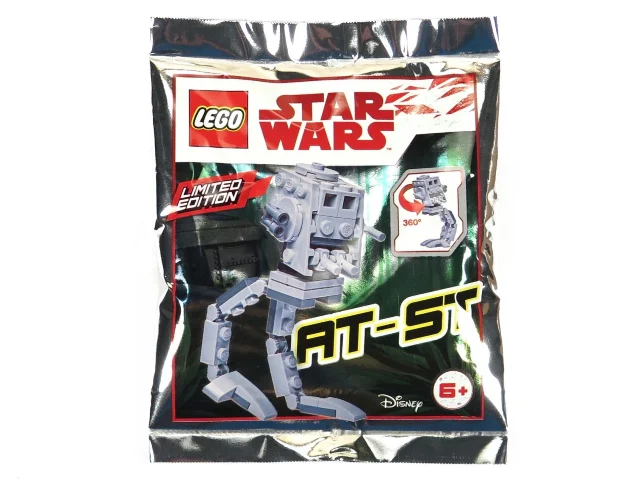 Adorable and charming LEGO charactersAT-ST - LEGO Star Wars Foil Pack Set (911837)