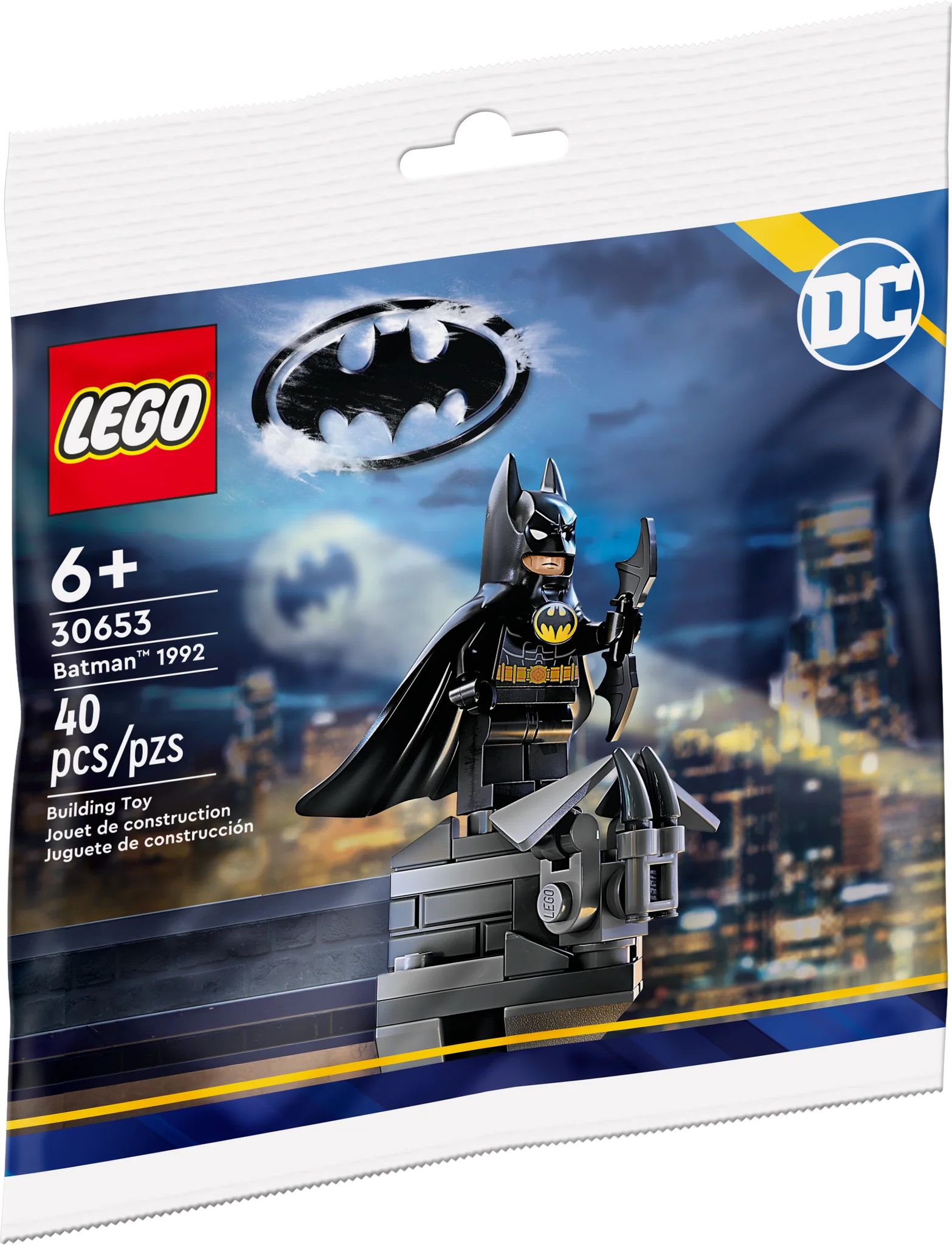 Promoting fine art skills LEGO modelsBatman 1992 Minifigure - LEGO DC Comics / Batman Polybag Set (30653)