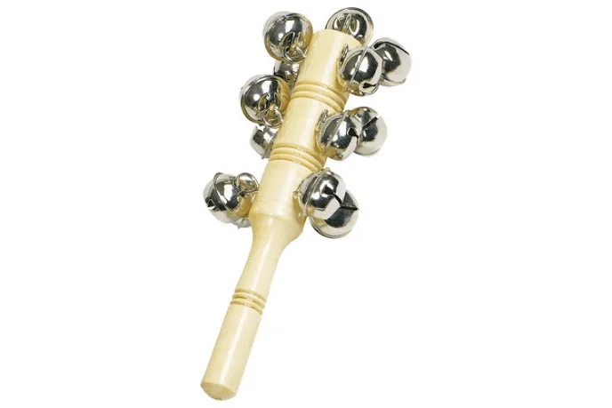eco-friendly wooden toys made from sustainable materials                   Bell stick with 13 bells