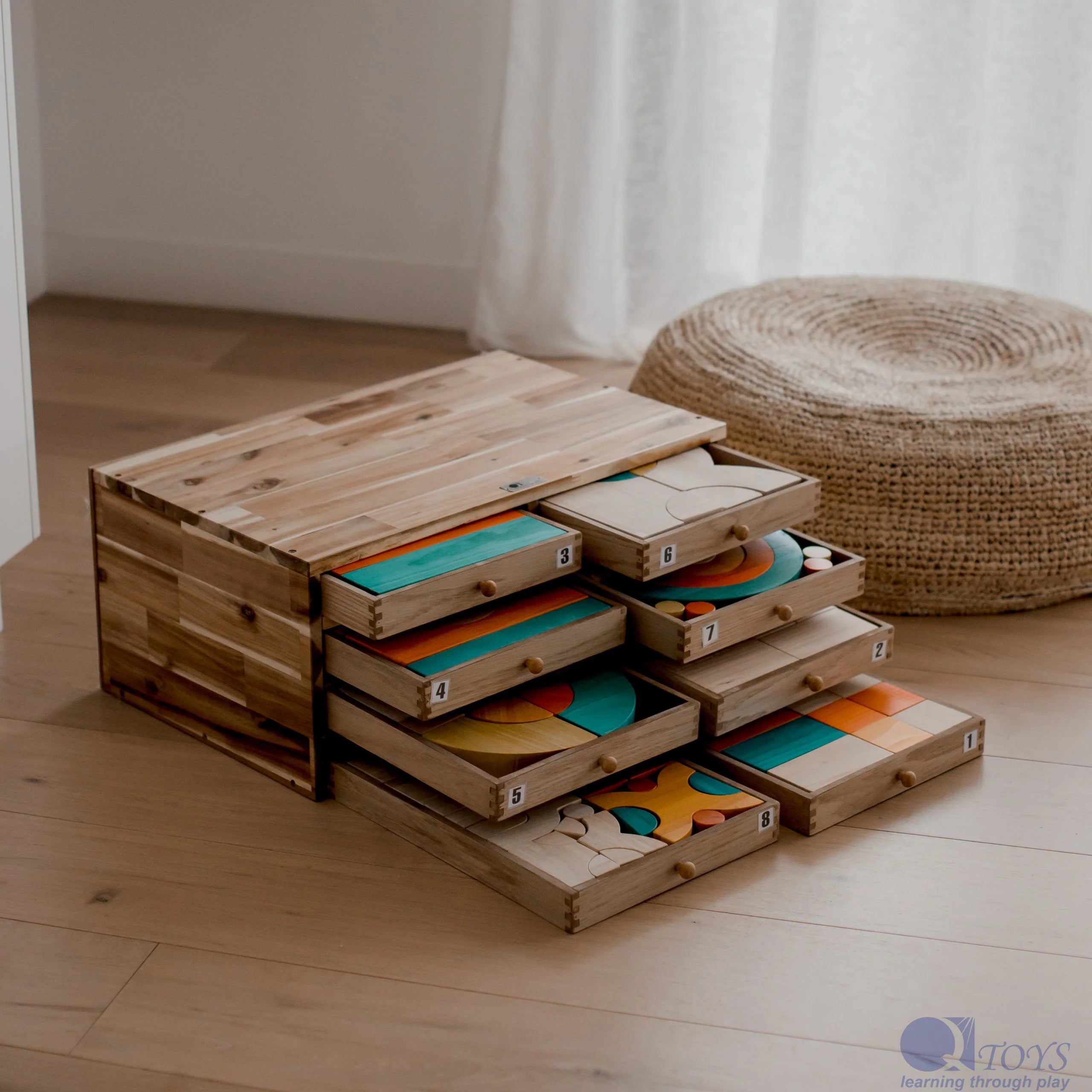 robust and durable wooden toys that withstand the test of time                   Block Cabinet