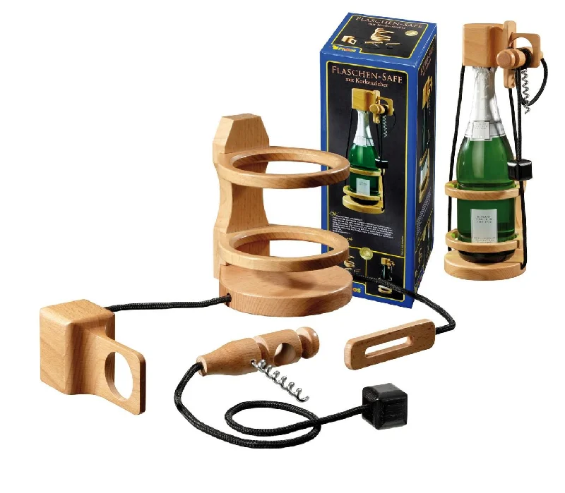 eco-friendly wooden toys made from sustainable materials Bottle Puzzle With a Safe and Corkscrew eco-friendly wooden toys made from sustainable materials Bottle Puzzle With a Safe and Corkscrew
