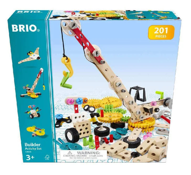 child-safe wooden toys                 Brio Builder Activity Set