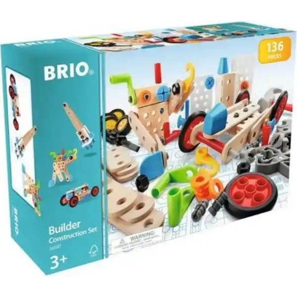 play-value packed wooden toys                   BRIO Builder Construction Set