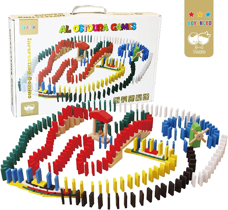 thoughtfully crafted and safe wooden toys                   Bulk Domino Set 480PCS