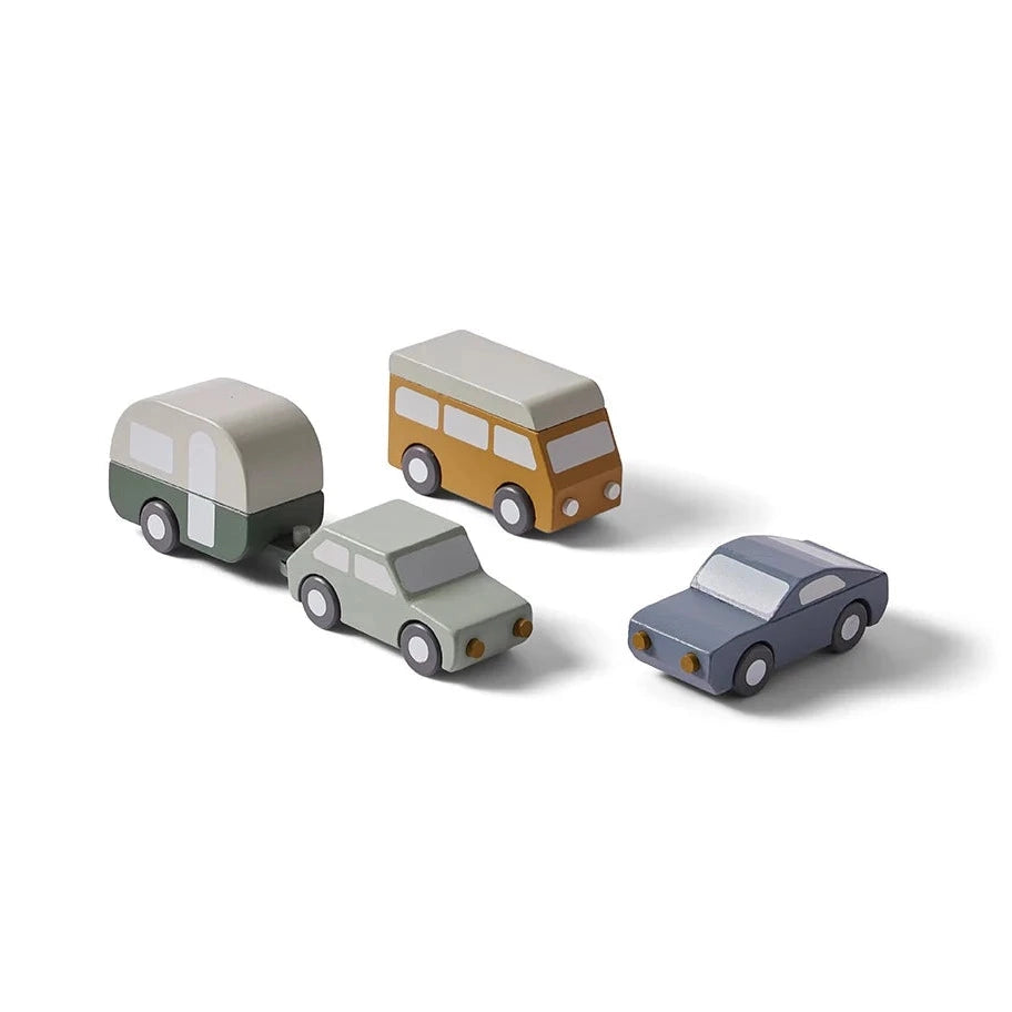environmentally conscious wooden toys                 Set of Cars
