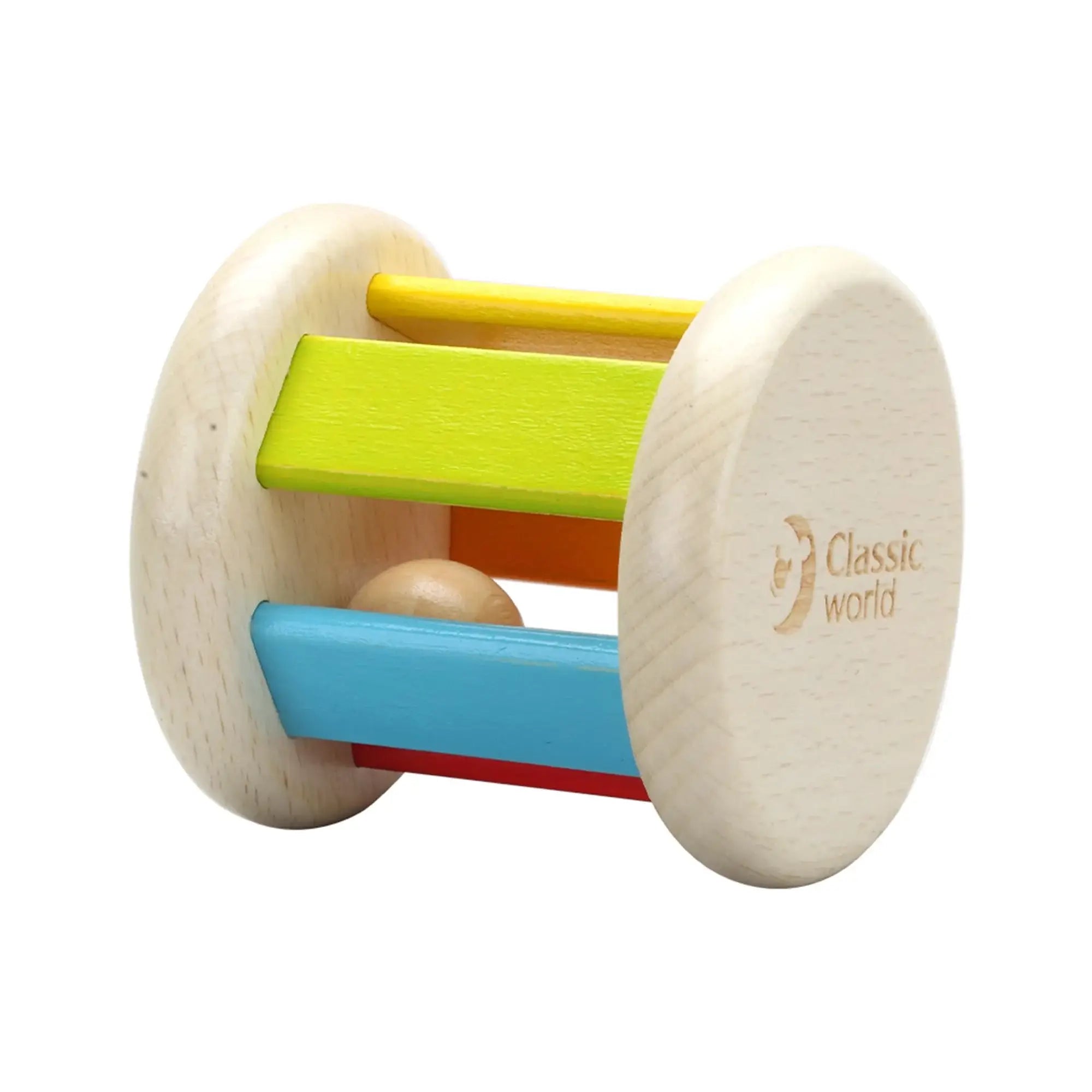 skillfully made wooden toys               Classic World Roller Rattle