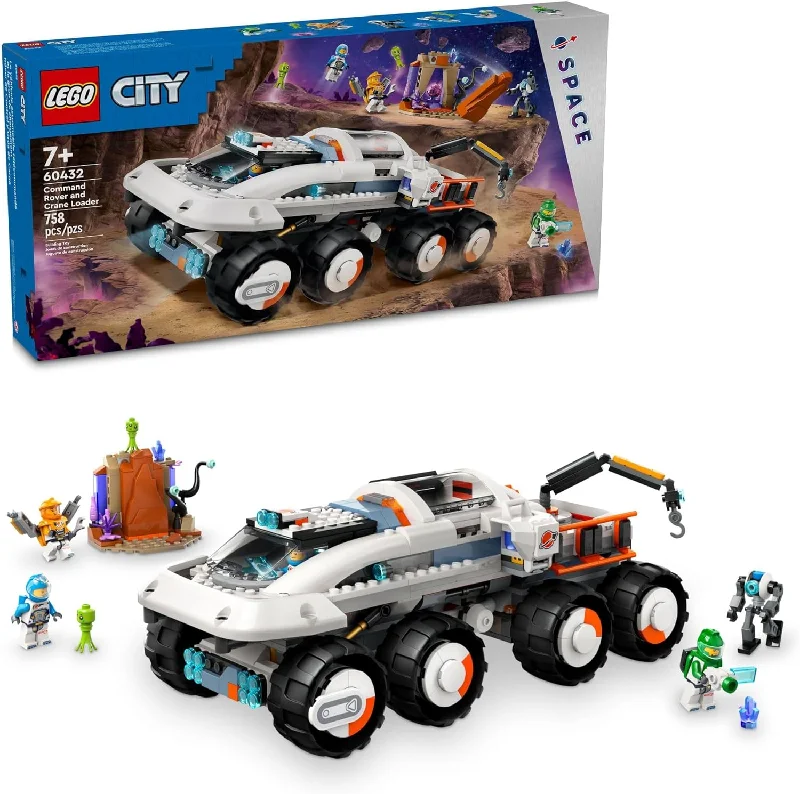 Beautifully crafted LEGO sculptures60432 Command Rover and Crane Loader LEGO