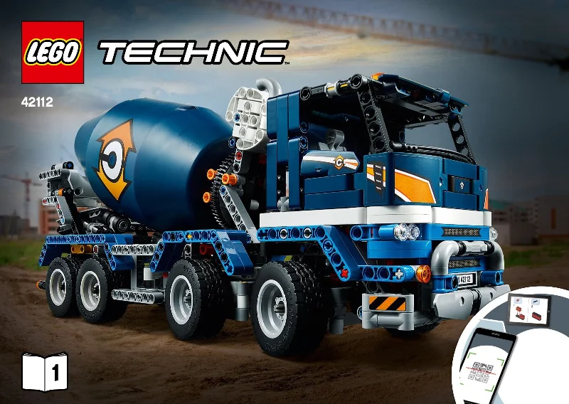 Skill-building LEGO activities42112 Concrete Mixer Truck LEGO