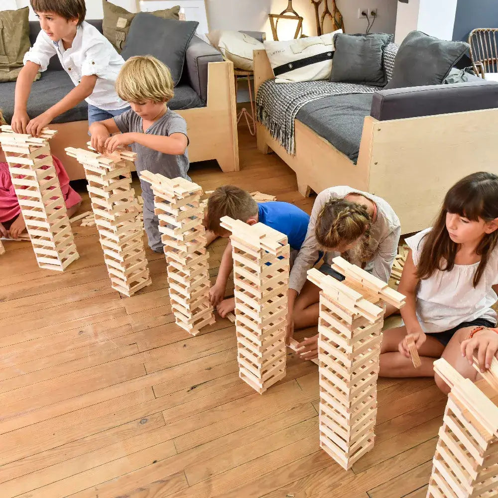 robust and child-safe wooden toys for all ages Kapla 1000 STEM Wooden Construction Set Perfect for Schools robust and child-safe wooden toys for all ages Kapla 1000 STEM Wooden Construction Set Perfect for Schools