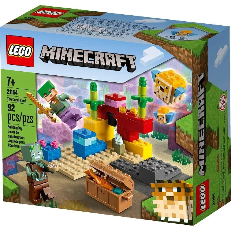 Promoting critical thinking LEGO challengesCoral Reef, Lego Minecraft, Ages 7+