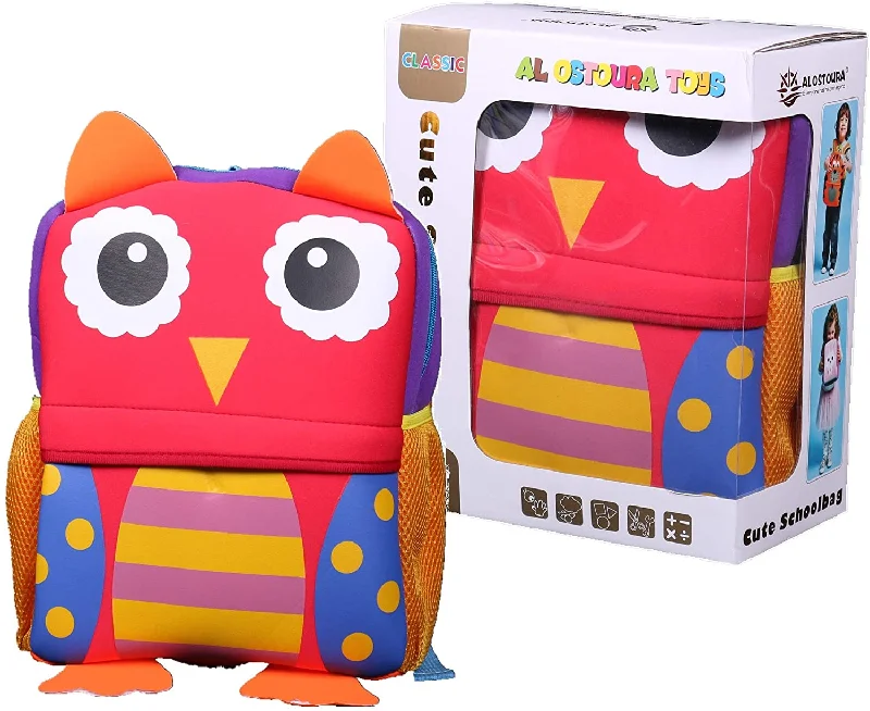 historically inspired wooden toys that teach history                   Cute School Bag-Owl