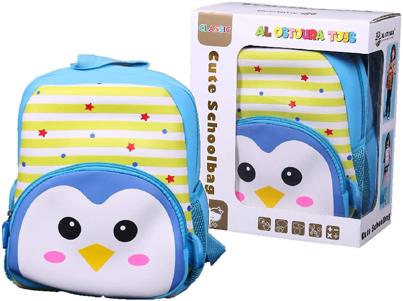 eco-friendly and safe wooden toys                   Cute School Bag-Penguin