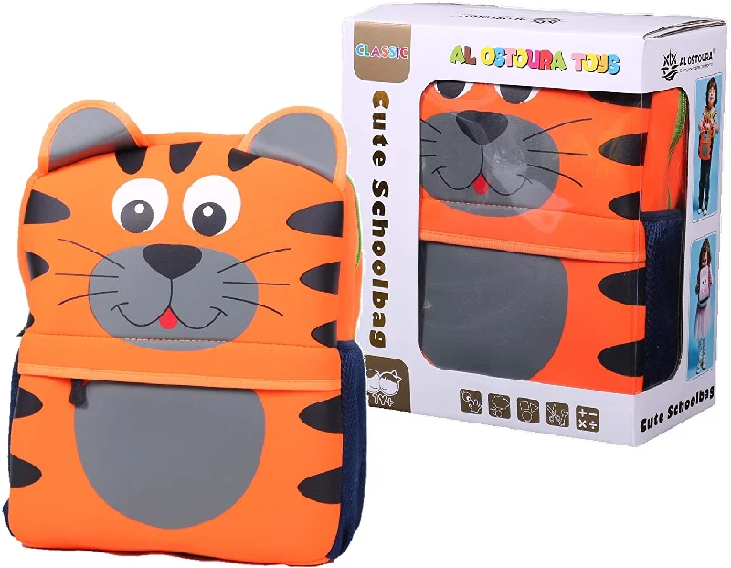 skillfully crafted wooden toys                   Cute School Bag - Tiger