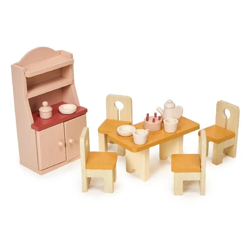 beautifully detailed wooden toys                  Dining room