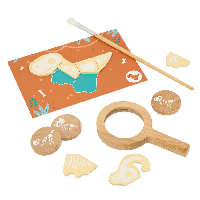 educational wooden toys                   Dino Dig Game