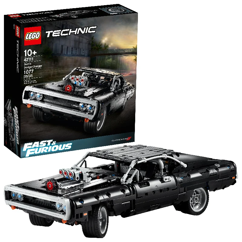 Offering a sense of nostalgia LEGODom’s Dodge Charger, Lego Technic, Ages 10+