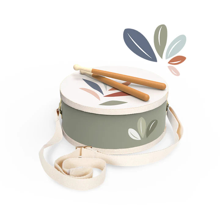 detailed wooden toys                 Drum with Adjustable Strap Speedy Monkey