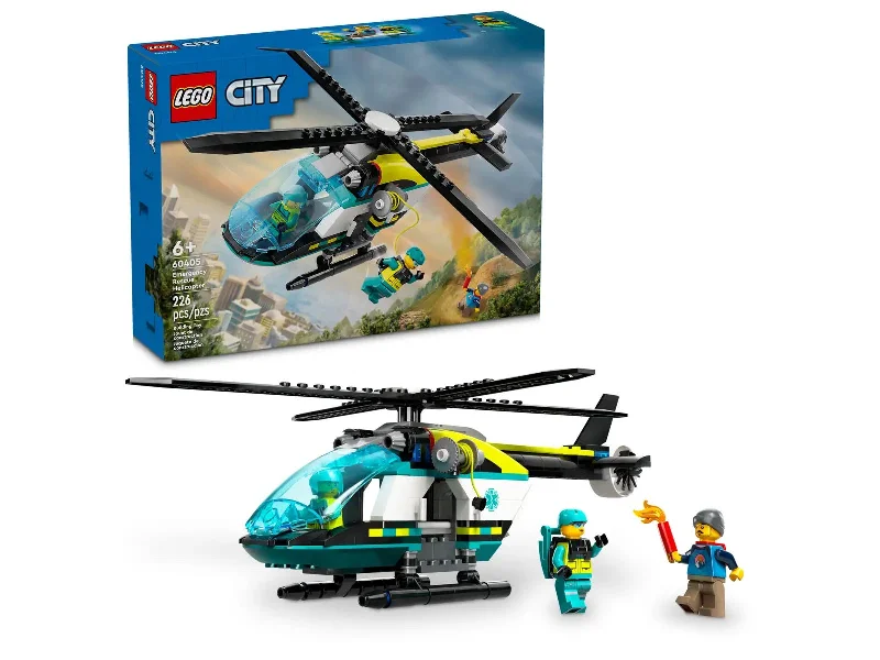 Universally loved LEGO toysEmergency Rescue Helicopter