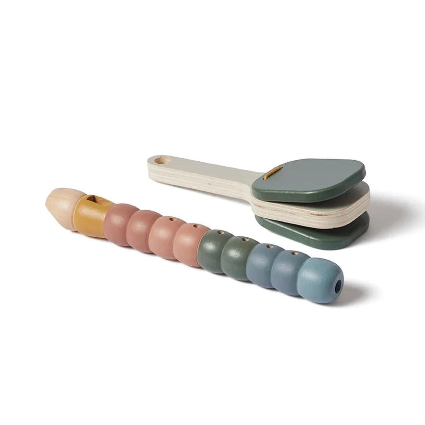 engaging and educational wooden toys                  Flute and Clapper