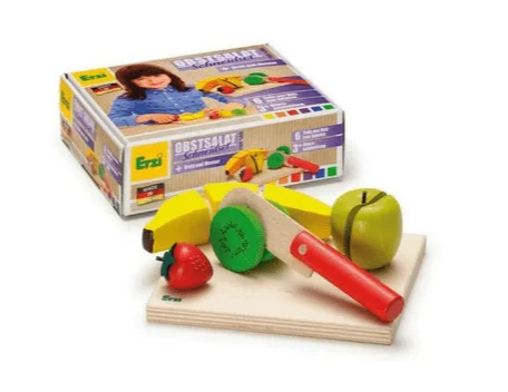 child-safe wooden toys                 Fruit Salad Cutting Set