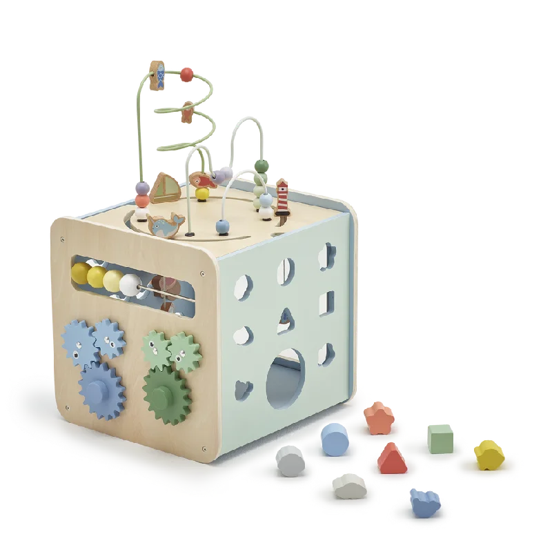 robust and child-safe wooden toys for all ages                   Giant Activity Cube VARIOUS COLOURS