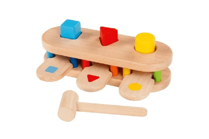 non-toxic wooden toys                   Hammer Bench by Goki