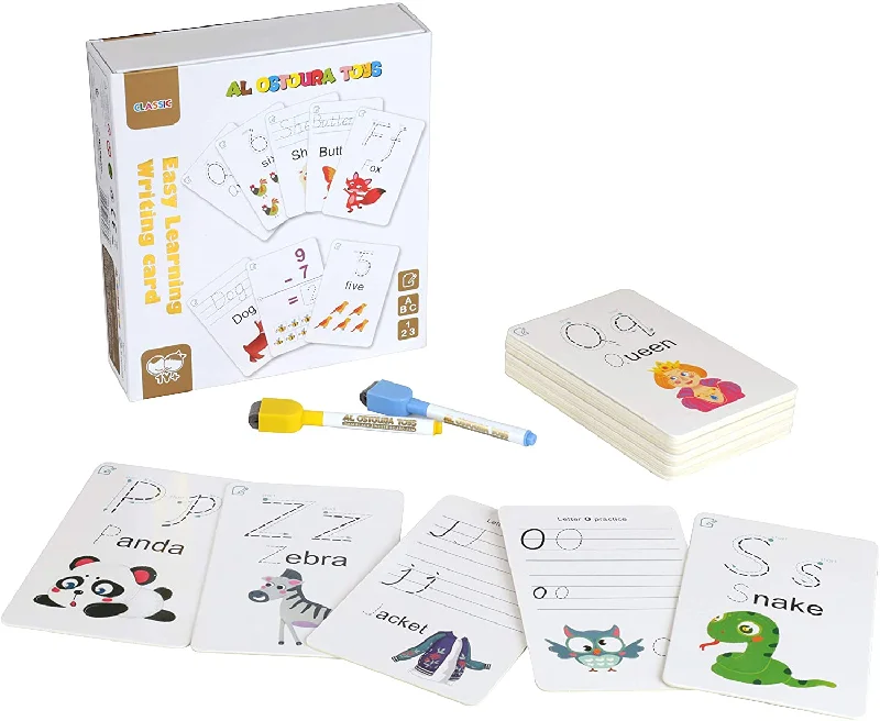 sturdy and reliable wooden toys that provide hours of fun Handwriting-Letter cards Write & Wipe sturdy and reliable wooden toys that provide hours of fun Handwriting-Letter cards Write & Wipe