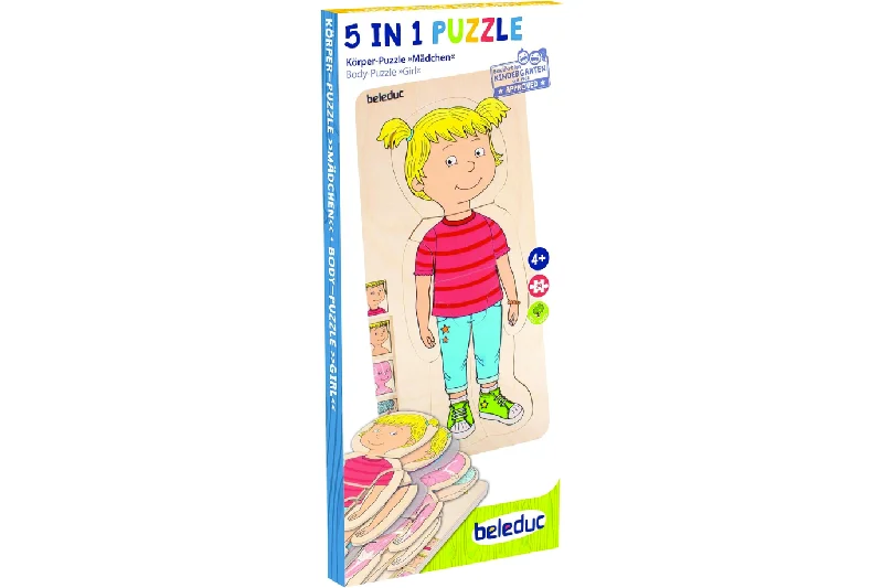 play-value packed wooden toys                   Beleduc Girl Layer Puzzle