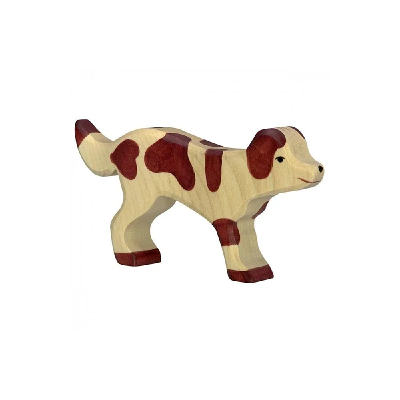 robust and durable wooden toys that withstand the test of time                   Holztiger Farm Dog