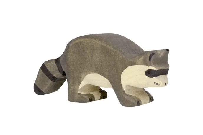 eco-friendly wooden toys made from sustainable materials                   Holztiger Racoon