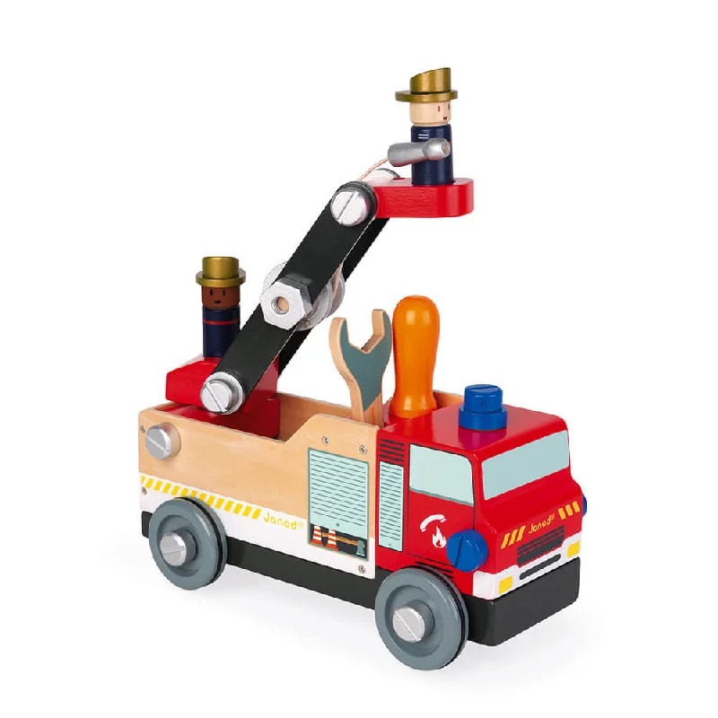 enchanting and whimsical wooden toys that captivate attention Janod Brico'kids DIY Fire Truck enchanting and whimsical wooden toys that captivate attention Janod Brico'kids DIY Fire Truck