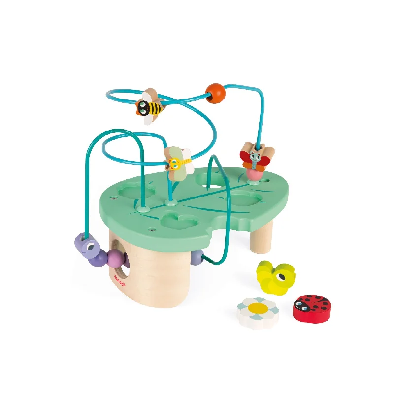 detailed wooden toys                 Janod Caterpillar & Co Looping