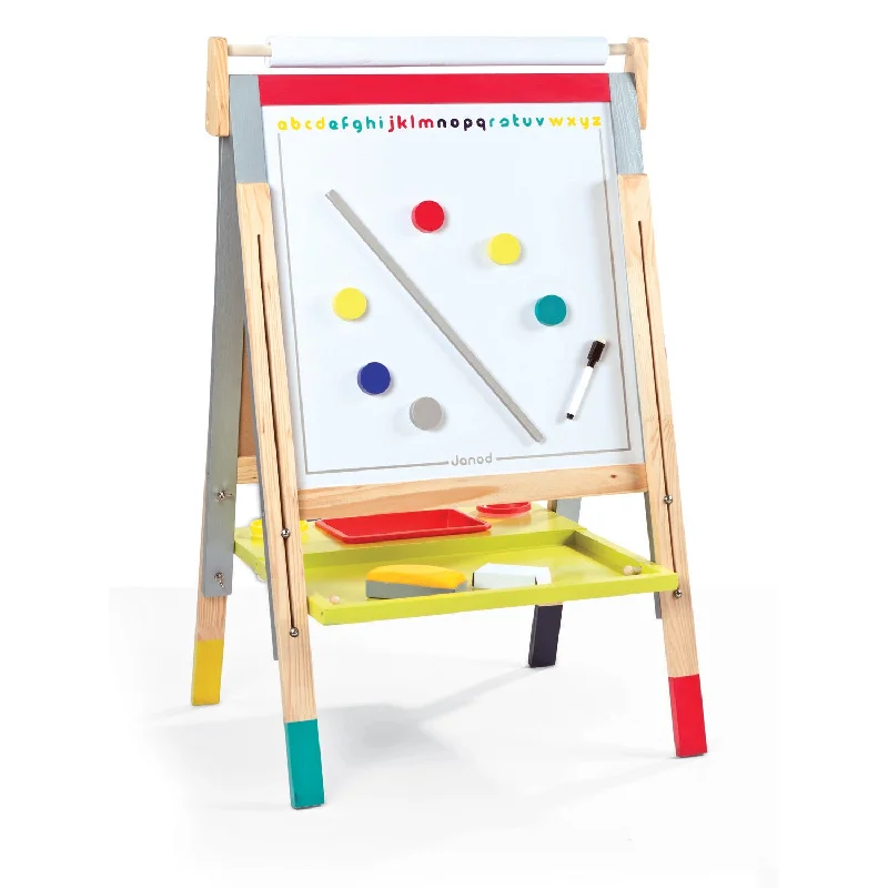 intricately designed wooden toys                 Janod Graffiti Adjustible Easel