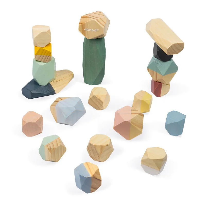 safe and child-appropriate wooden toys for different stages of development Janod Sweet Cocoon Stacking Stones safe and child-appropriate wooden toys for different stages of development Janod Sweet Cocoon Stacking Stones