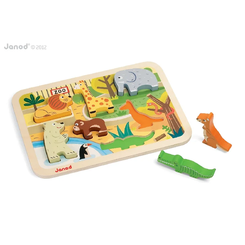 robust and durable wooden toys that withstand the test of time Janod Zoo Chunky Puzzle robust and durable wooden toys that withstand the test of time Janod Zoo Chunky Puzzle